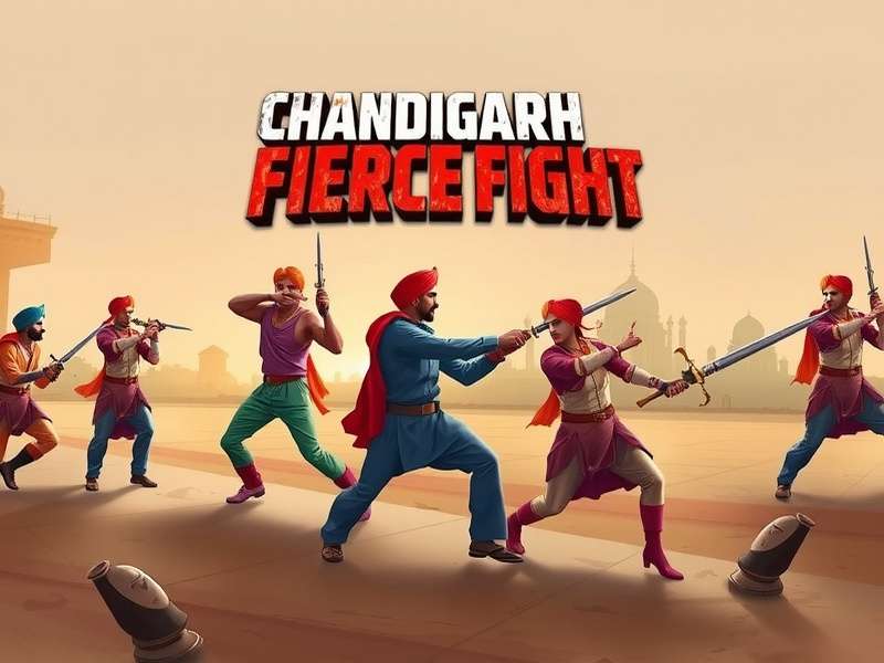 Chandigarh Fierce Fight Gameplay Controls - Touchscreen Buttons for Attack, Dodge, and Desi Skills
